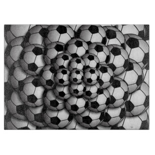 Fußball-Saisonvorstand Schneidebrett