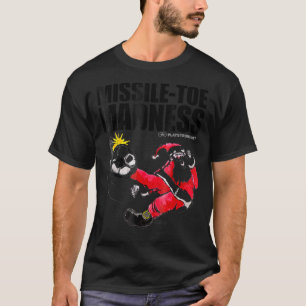 Fußball Santa Missile ToMadness Weihnachtssport T-Shirt