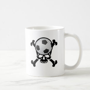Fußball-Schädel Kaffeetasse