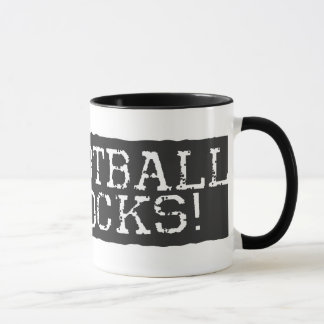 Fußball schaukelt Rot Tasse
