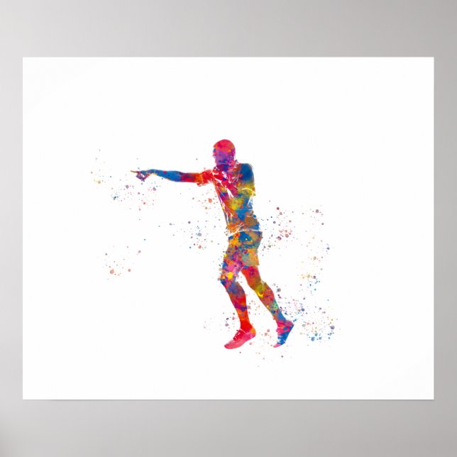 Fußball-Schiedsrichter Poster (Vorne)