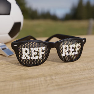 Fußball-Schiedsrichter SportRetro-Sonnenbrille Partybrille