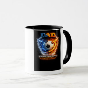 Fußball Schild Emblem Logo   Dynamisches Sport Wap Tasse