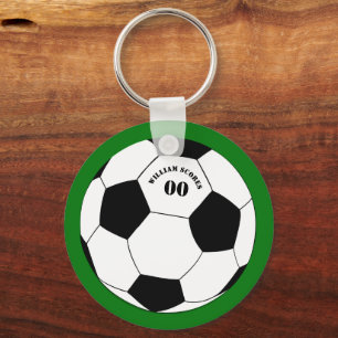 Fußball-Schlüsselanhänger, Fußball mit Name und Nu Schlüsselanhänger