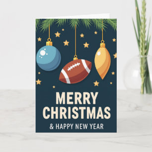 Fußball-Schmuck Weihnachtskarte Karte