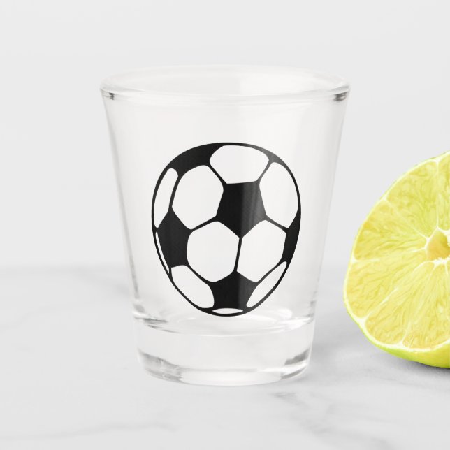 Fußball Schnapsglas (Vorderseite)