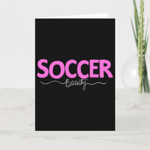 Fußball Schönheit Shirt Mädchen Frauen Spieler Spo Karte