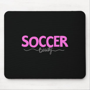 Fußball Schönheit Shirt Mädchen Frauen Spieler Spo Mousepad