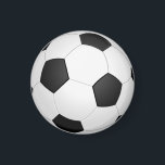 Fußball Schwarz und Weiß Classic Magnet<br><div class="desc">Fußball schwarz und weiß</div>