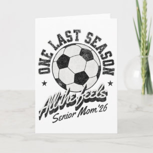 Fußball Senior Mom 2026 Distressed  Karte