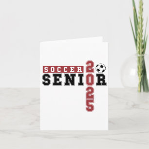Fußball Senior Night Soccer Senior 2025 Abschluss Karte