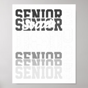 Fußball Senior Vater Cl of 2025 Senior Vater Absch Poster
