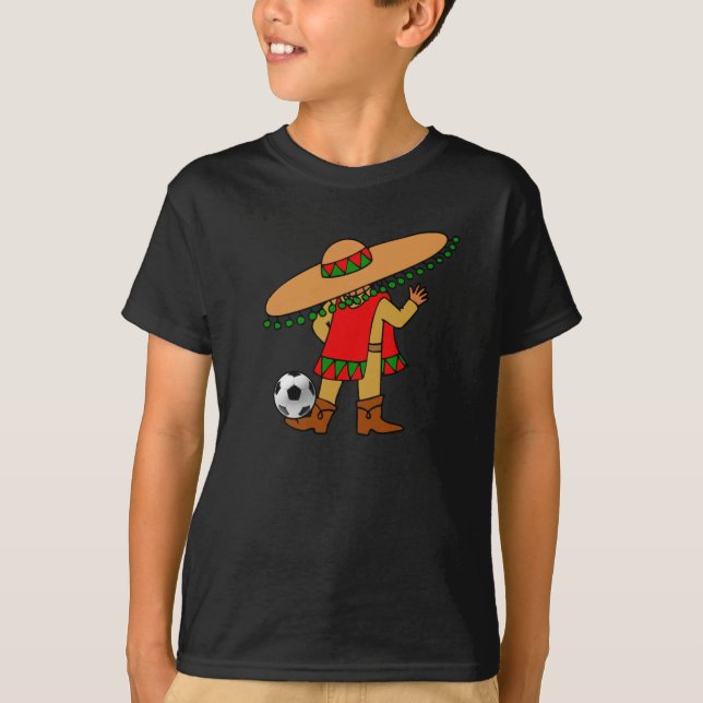 Fußball-Shirt das futbol Mexiko-Kinder T-Shirt (Vorderseite)