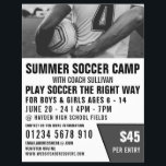 Fußball-Shirt, Fußballcampingwerbewerbung Flyer<br><div class="desc">Fußball-Shirt,  Fußball-Camp-Werbung Flyer durch den Business Card Store.</div>