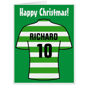 Fußball-Shirt in der Weihnachtskarte von Green Hoo