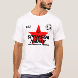 Fußball-Shirt kreieren Sie Ihre eigene Fußballmann T-Shirt