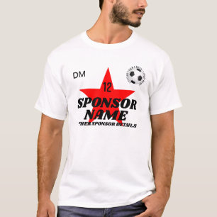 Fußball-Shirt kreieren Sie Ihre eigene Fußballmann T-Shirt