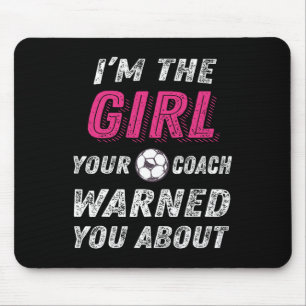 Fußball-Shirts für Mädchen und Frauen, Lustige Fuß Mousepad