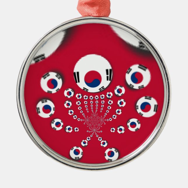 Fußball. Silbernes Ornament (Vorne)