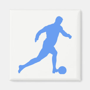 Fußball Silhouette Magnet