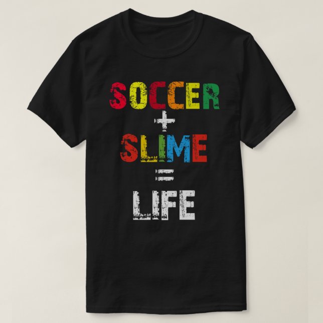 Fußball-Slide-Leben, Girls Slide, Fußball-Spieler- T-Shirt (Design vorne)