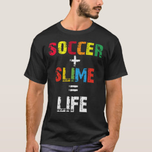 Fußball-Slide-Leben, Girls Slide, Fußball-Spieler- T-Shirt