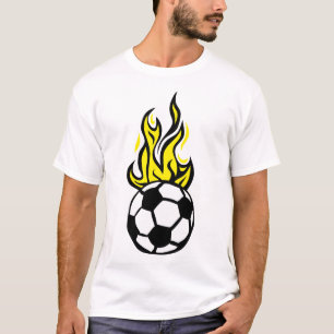 Fußball-SOCCER-FLAMME FIFLAME CARTOON T-Shirt