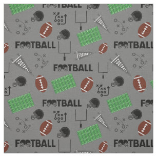 Fußball Spaß auf Grau Stoff