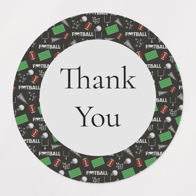 Fußball Spaß auf schwarz Etiketten (Design 1)