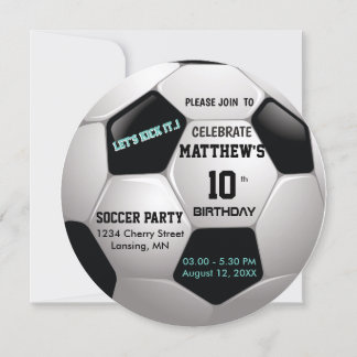 Fußball Spaß ⚽ Geburtstag Episches Party Einladung