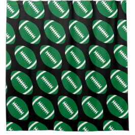 Fußball-Spieler/Coach Green Football Sportteam Duschvorhang