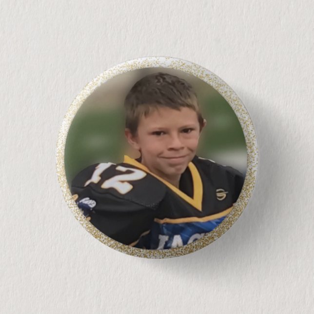 Fußball-Spieler fügen hinzu, Foto zu besitzen Button (Vorderseite)