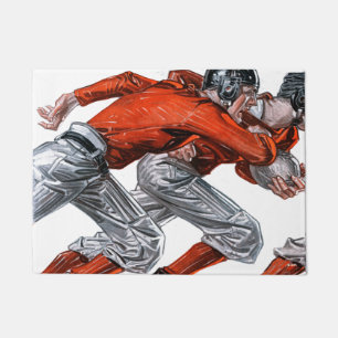 Fußball-Spieler Fußmatte