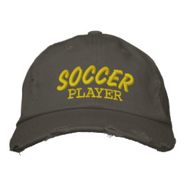 Fußball-Spieler mit individueller bestickter Hülle Bestickte Baseballkappe