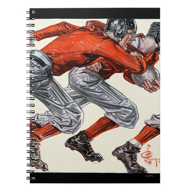 Fußball-Spieler Notizblock (Vorderseite)