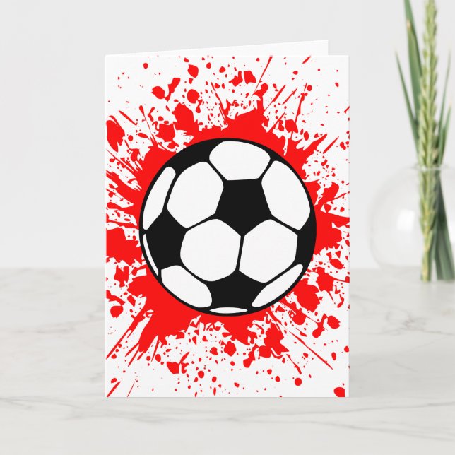 Fußball splat. karte (Vorderseite)
