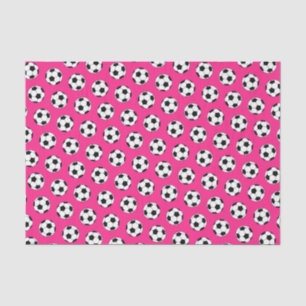 Fußball Sport Geburtstagsparty Pink Seidenpapier