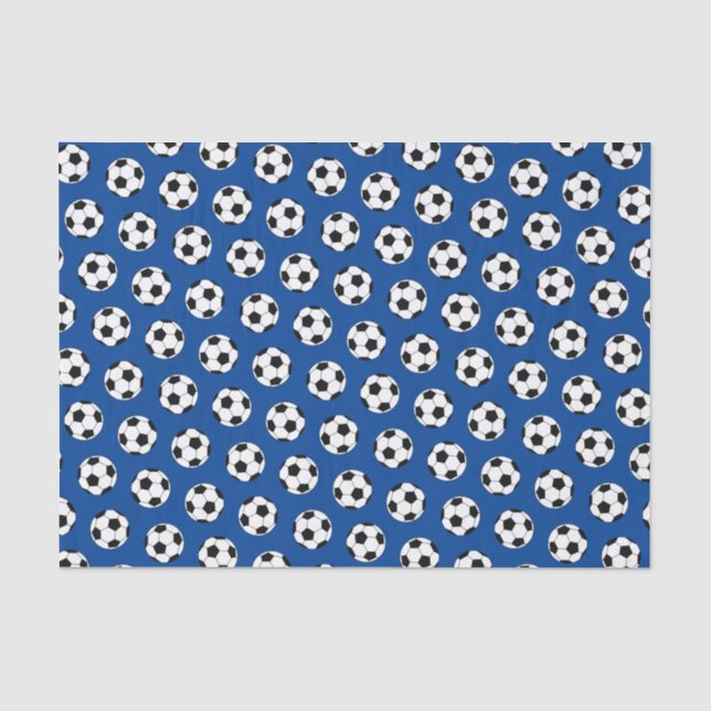 Fußball Sport Geburtstagsparty Seidenpapier (Vorderseite)