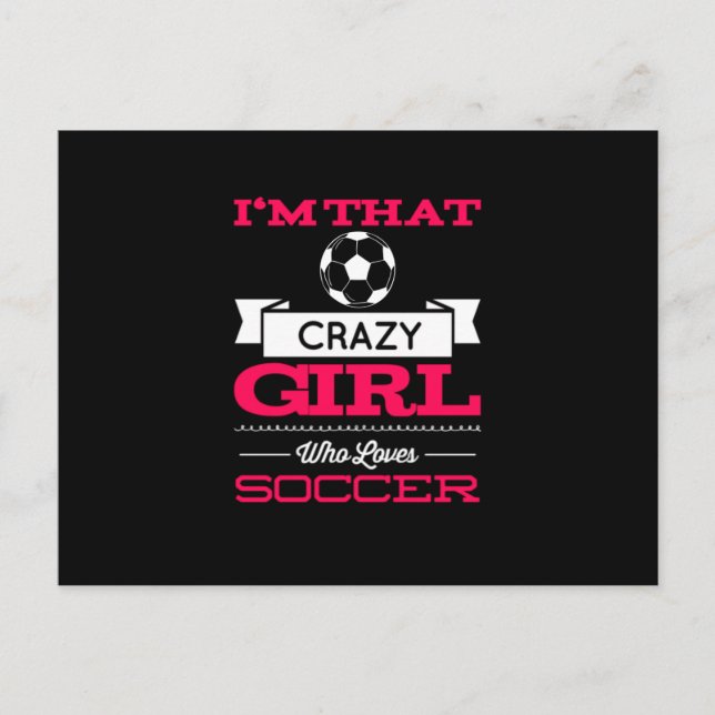 Fußball Sport Hobby Gym Athlete Postkarte (Vorderseite)