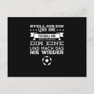 Fußball Sport Hobby Gym Athlete Postkarte