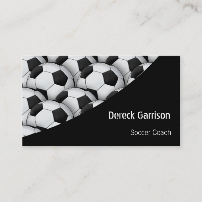 Fußball-Sport-Trainer des Fußball-| Visitenkarte (Vorderseite)