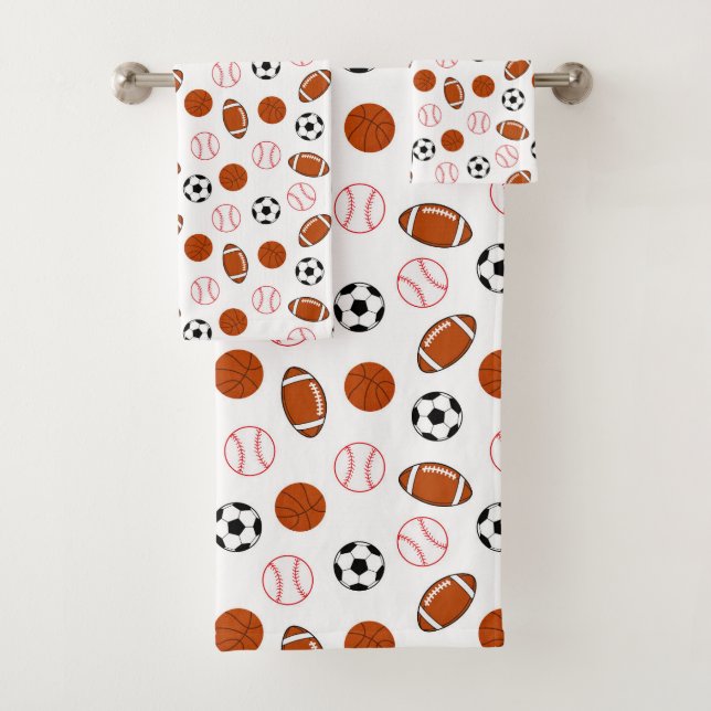 Fußball-Sportart Badhandtuch Set (Insitu)