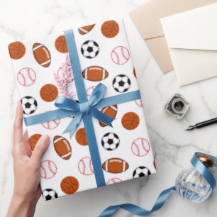 Fußball-Sportart Geschenkpapier