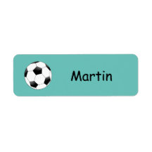 Fußball-Sportbezeichnung Kinder-Label