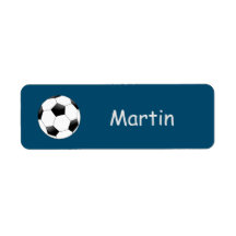Fußball-Sportbezeichnung Kinder-Label