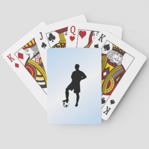 Fußball-Sportdesign Spielkarten