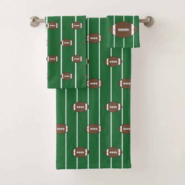 Fußball-Sportmuster Badehandtücher Set Geschenk (Insitu)
