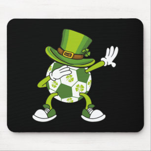 Fußball St Patricks Day Fußball Junge Dabbing Kobo Mousepad