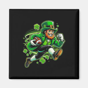 Fußball St. Patricks Day Irischer Fußll Magnet