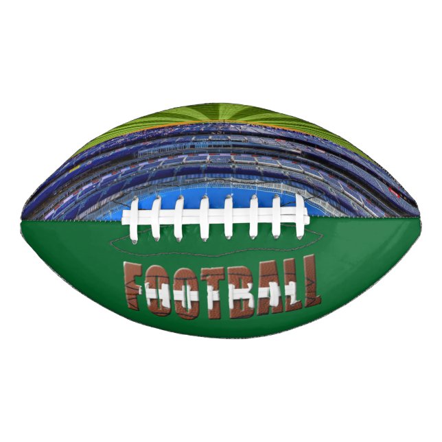 Fußball-Stadion mit Typografie Football (Vorderseite)